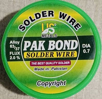 Solder wire 63/37
