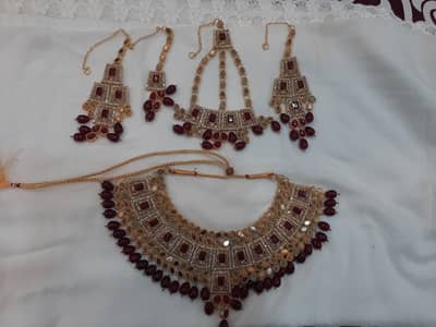 Maroon + Gold set -Rs 2500/-