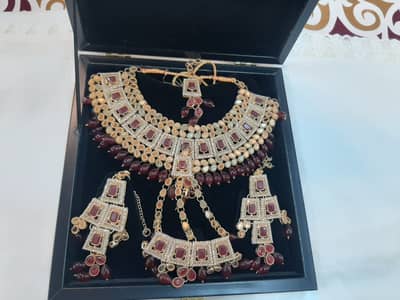 URGENT SALE| Maroon + Gold set |Rs. 4200 |FREE DELIVERY