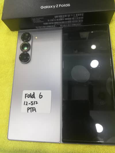 Samsung galaxy Z Fold 6  Silver  512 gb official pta Mint condition c
