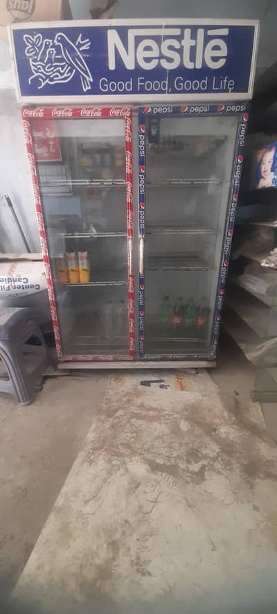 2 door chiller freezer strong cooling