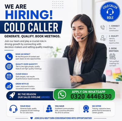 Cold Caller Intern Required (USA Market Experience Preferred)