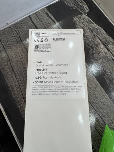 Tecno spark 40 pro 8+8 256