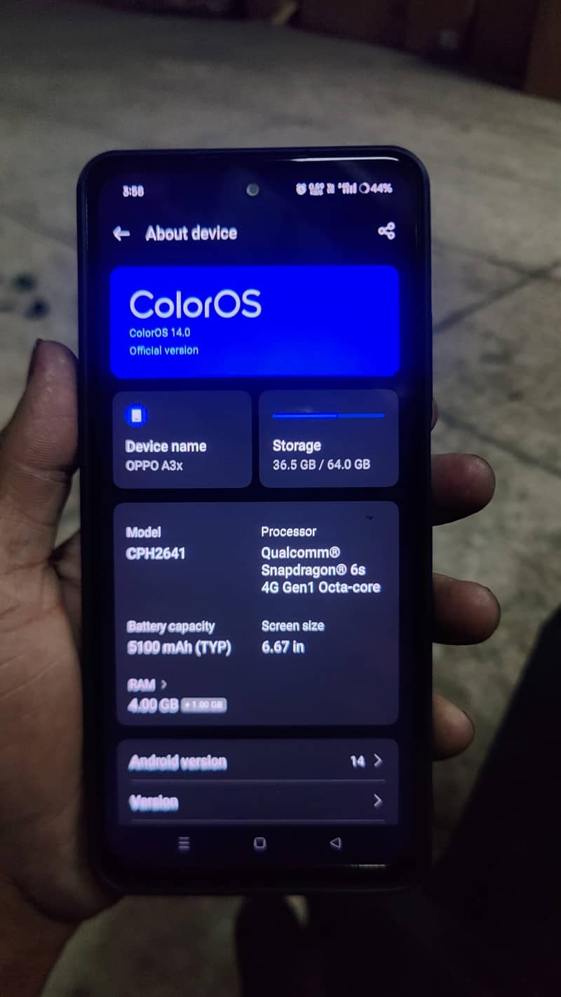oppo A3x 4