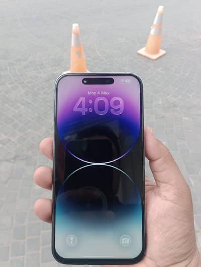 I phone 14 pro max 256GB blue color