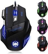 7 key mouse with rgb lights stock available dilivery also available
