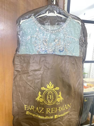 3pc long frock with lehnga