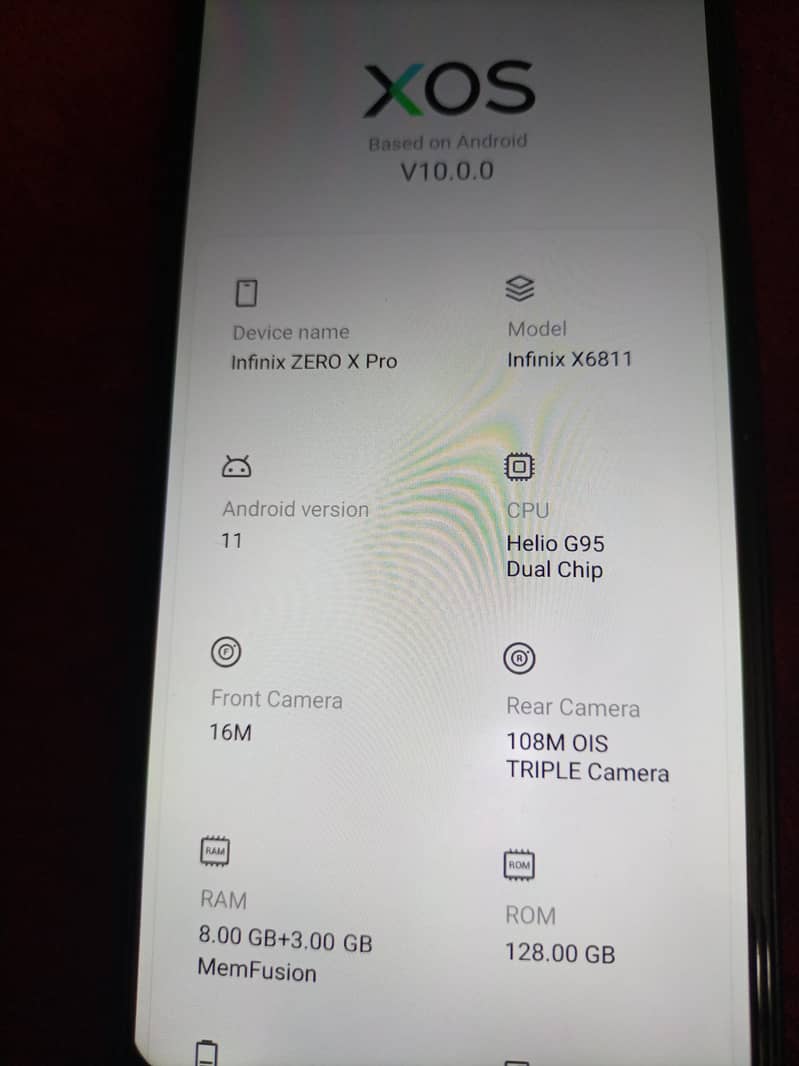 Infinix zero x pro 7