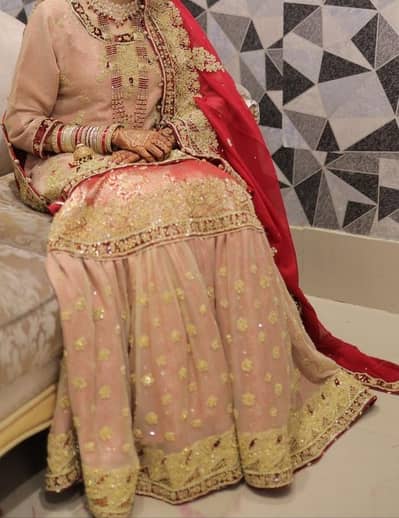 bridal barat dress fancy heavy dress