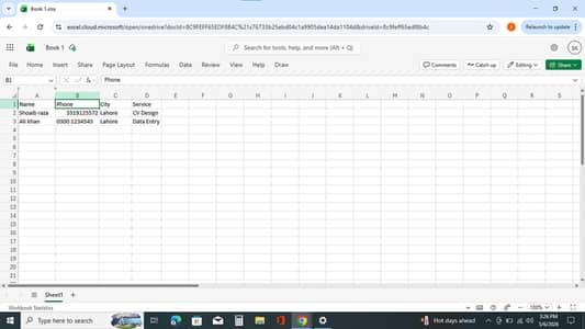 Typing Help