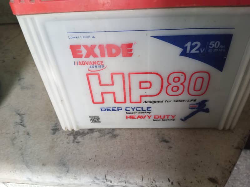 HP exide 80 0