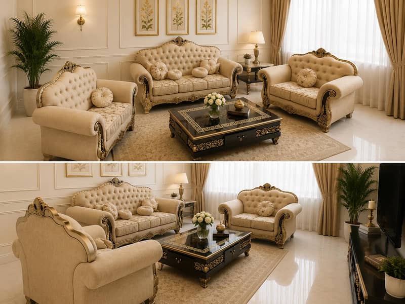 Luxury Sofa Set 1