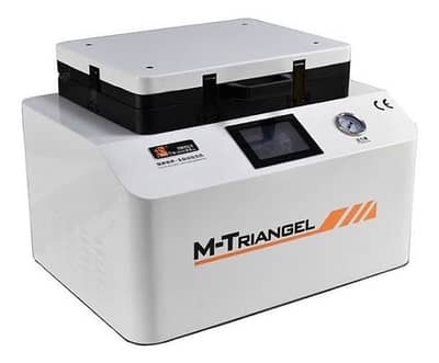 M-triangle Oca machine with edge glass change