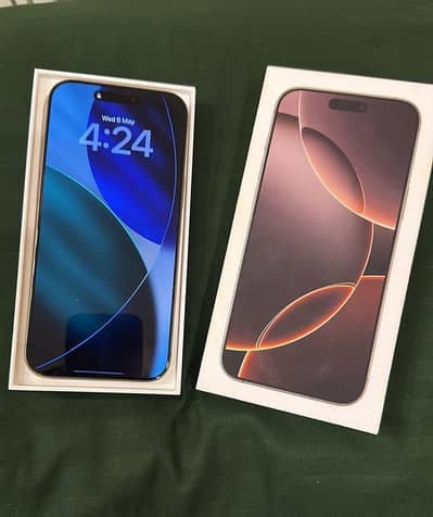 Iphone 16 Pro Max 256GB PTA APPROVED WITH AIRPODS 2