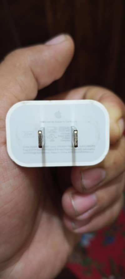 Apple 20W Fast Charger with Type-C Wire (Original)