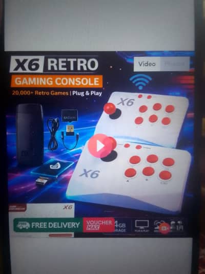 X6 gaming console urgent sale at less price