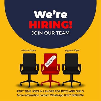 Part-time job in Lahore for boys and Girls Customer service jobs