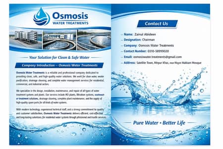 All kinds of water filter plants available