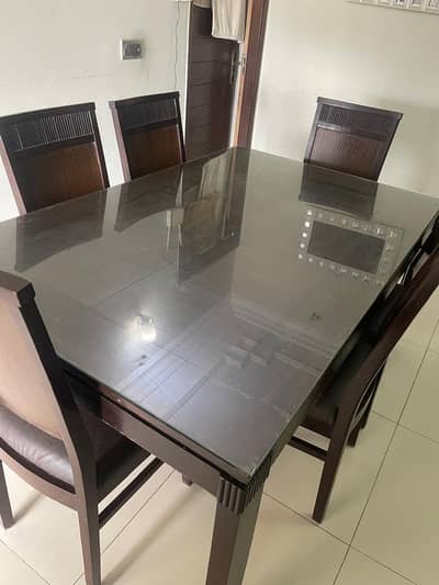 Wooden dinning table