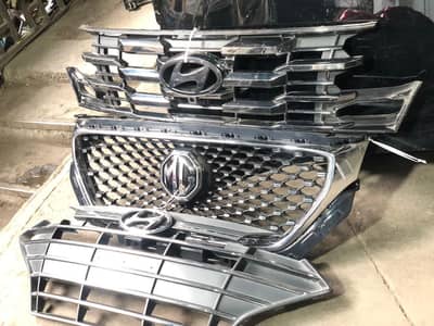 Haval/MG/Kia/Hyundai/Grills/Bumpers/Side Mirrors/Doors/Hadles/Lights