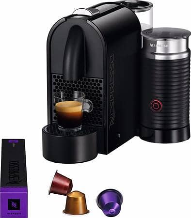 Magimix Nespresso U & Milk Coffee Machine along with Milk Frother