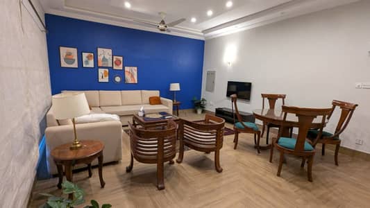 FOR RENT Luxury Furnished 2-Beds Ground Portion With Separate Gate F-7/4