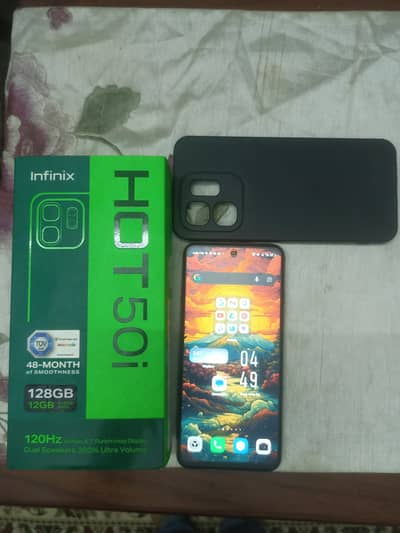 infinix not 50I with box