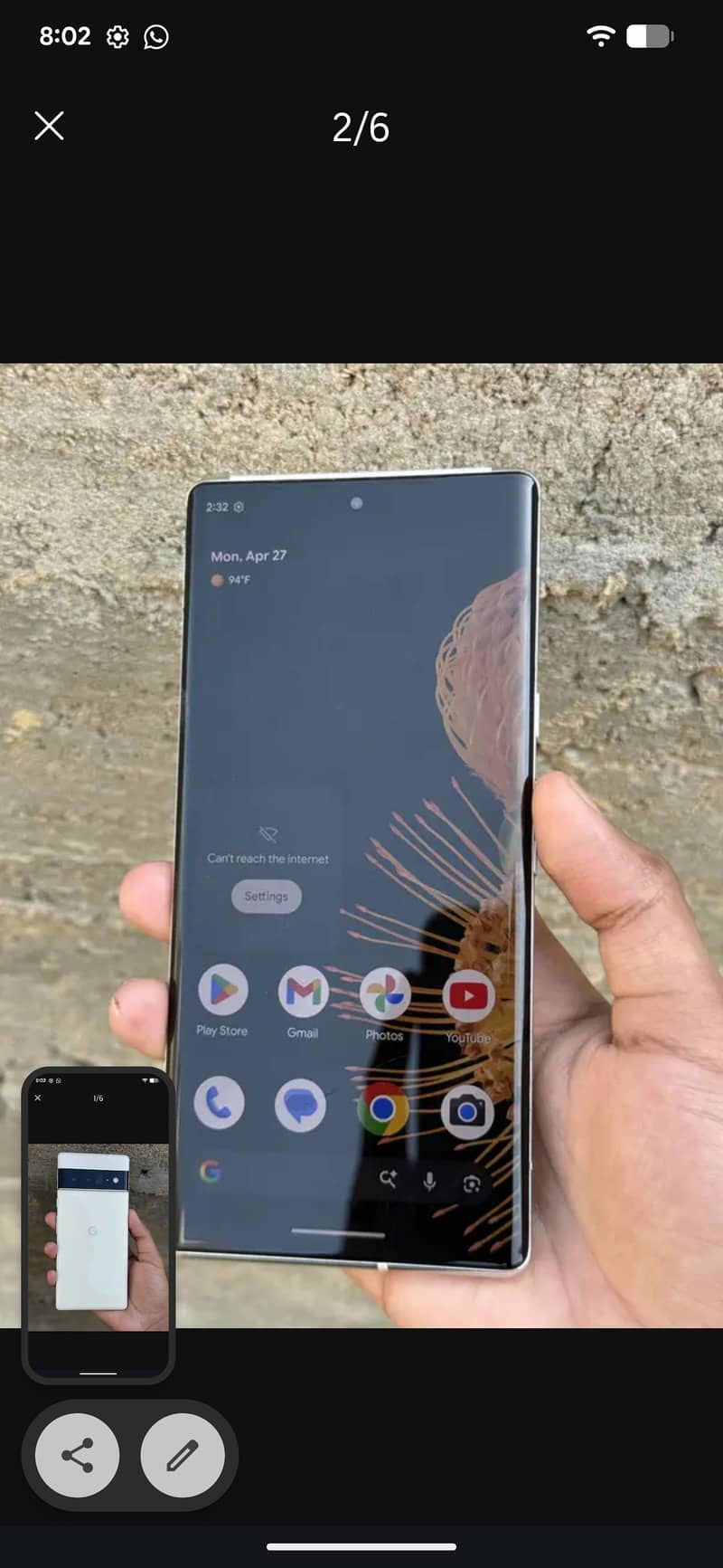 Google pixel 6 pro 1