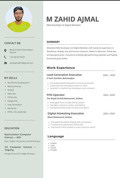 I need job urgently - First check my CV
