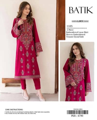 2 Piece Lawn Suit