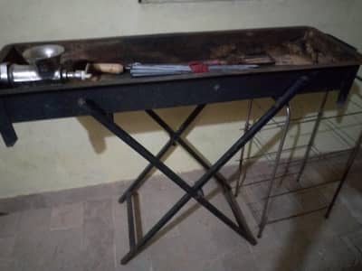 barbeque setup