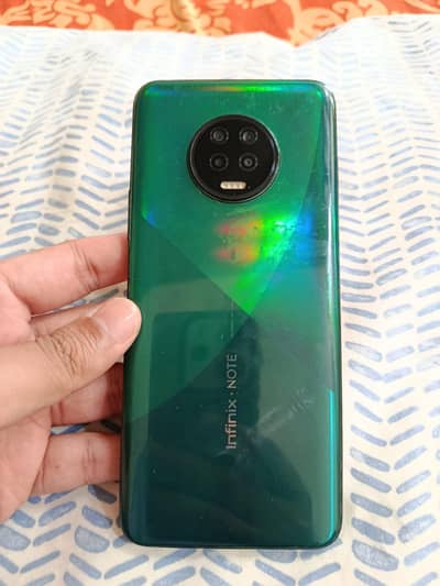 infinix NOTE 7 one hand use with orginal box 4/64