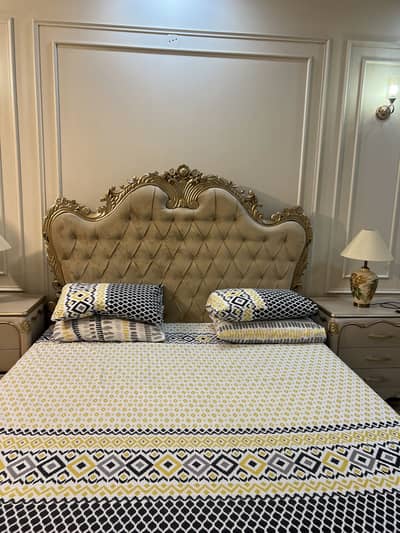 Pure shesham bed set