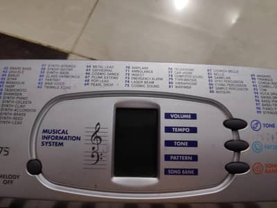 Casio keyboard SA75