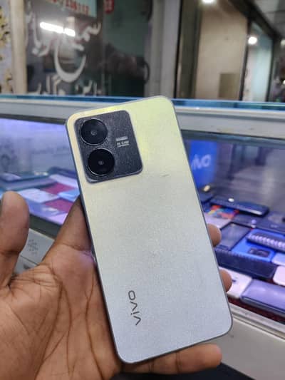 vivo y22 glas break finger of 4GB ram 128GB mamry