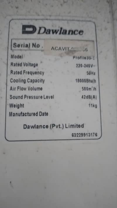 Dawalance profile 30-0