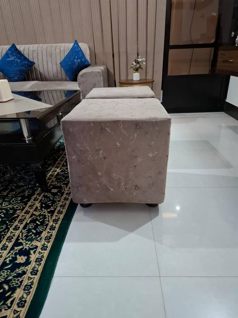 L shaped 6 Seats Sofas Set 3