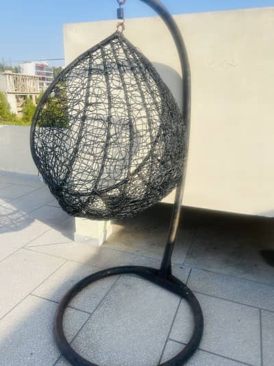 Wrought iron swing