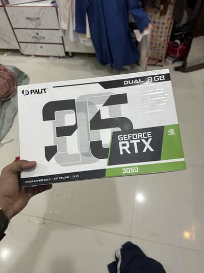 Rtx 3050 Dual 8Gb Palit Like New with box