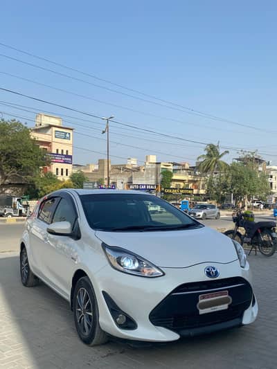 Toyota aqua G variant  pearl white