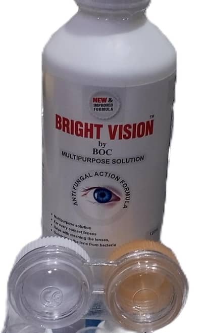 Bright Vision Multipurpose Contact Lens Solution - 120ml