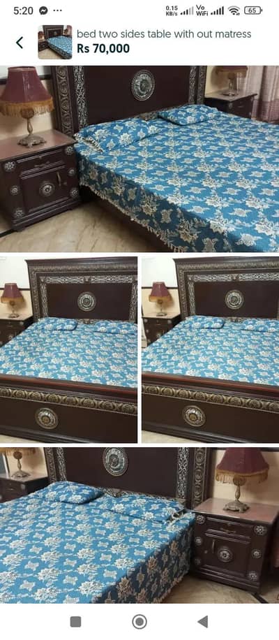 bed side table with out matress
