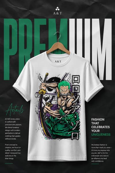 Premium Anime style Shirts| size available
