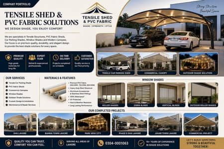 Car Parking shade in Pakistan / New modern design car porch / Pvc shed
