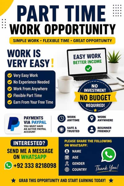 part time job excel and word