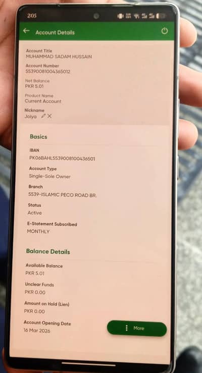 8GB 256 GB all okay 1 month warranty k sath Price only 50k
