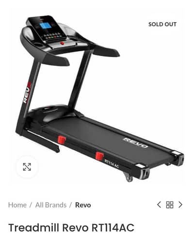 REVO treadmill all okay 03/25/68/10/930