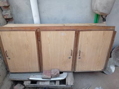 3 door Wooden Cabinet