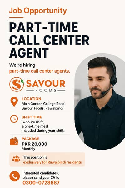 Savour Foods Call Center Agent