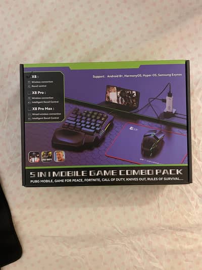 Gaming Keyboard & Mouse Combo for Android/iOS